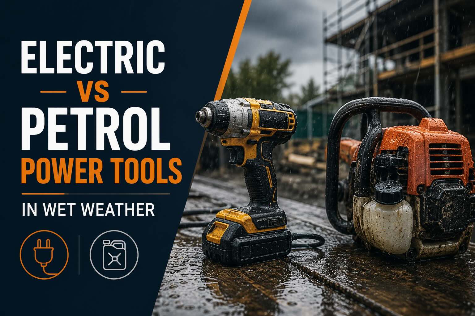Comparing High-End Electric Power Tools Against Traditional Petrol Models in Heavy Rain