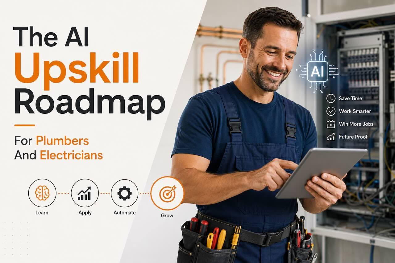 The AI Upskill Roadmap For Plumbers And Electricians To Scale Their Business Fast