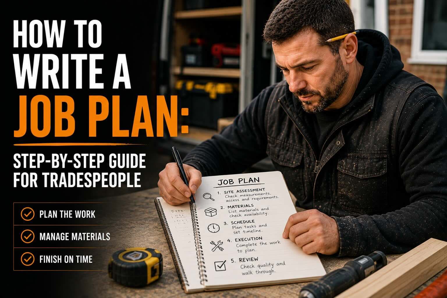 How to Write a Job Plan: Step-by-Step Guide for Tradespeople
